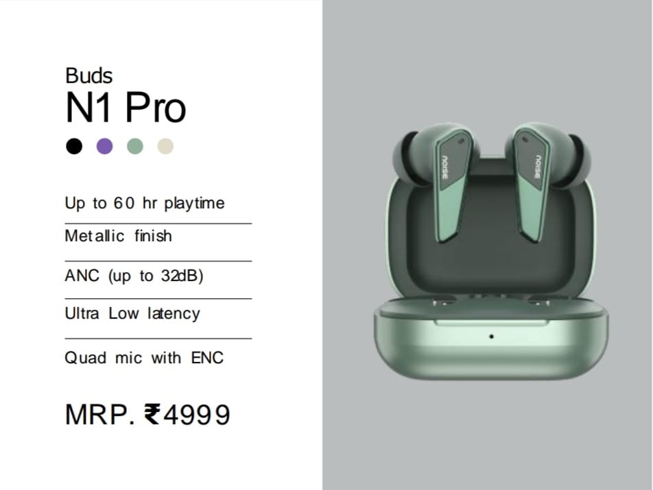 noise buds n1 pro